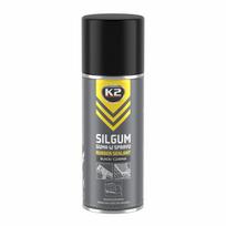 K2 GUMINĖ DANGA PURŠKIAMA SILGUM juoda 400 ML