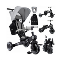 Triratukas Momi Solivia 4in1, pilkas