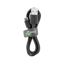 Goobay | USB-C charging and sync cable (USB-A > USB-C) | 59124 | USB-C male | USB 2.0 male (type A)