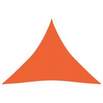 Uždanga nuo saulės, oranžinės spalvos, 4x4x4m, HDPE, 160g/m²
