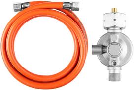 Neo Tools Neo Slėgio reguliatorius (dujų slėgio reguliatorius ir žarna 1.5m, Lenkijos rinkai, buteliams 50 Kw)