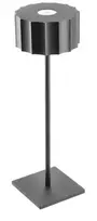 LED table lamp AZELIA , 2,5W, 200lm, DC 5V, 1A,4000 K, battery 4000 mAh, dimmable,juodas