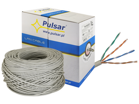 Pulsar PU-NC201 U/UTP kabelis, 5e kategorija, 24AWG,