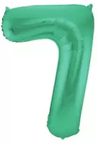 Folat Bv Matiniai skaičių balionai, žali, 86 cm