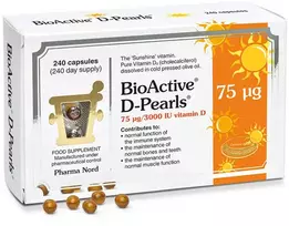 Pharma Nord D-Pearls 3000 kapsulių N240