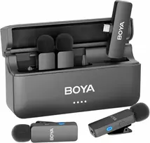 BOYA belaidis lavalier tipo mikrofonas BY-V4U, keturių kanalų, triukšmo mažinimas, USB-C