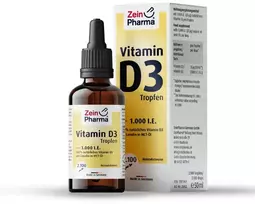 ZEINPHARMA Vitaminas D3 1000 TV lašai 50 ml