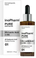 INOPHARM Pure Elements 5% pieno rūgštis + HA veido pilingas 30 ml