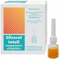 Glicerol Inteli GLYCEROL INTEL mikroklizmai 9 g suaugusiems N6