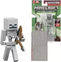 Minecraft figūrėlių rinkinys Redstone įkrautas skeletas serija 9 cm + priedai