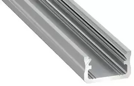 Aliuminis anoduotas profilis Lumines LED juostoms A (pilkas, anoduotas, 2m)