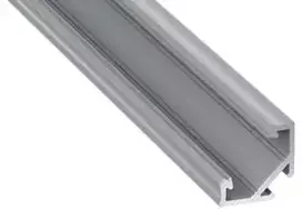 Aliuminis kampinis profilis Lumines LED juostoms C (pilkas, 2m)