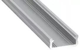 Aliuminis paviršinis profilis Lumines LED juostoms D (pilkas, 3m)