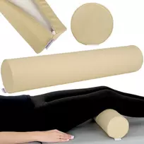 Aveno Life Apvali masažo pagalvė Comfy Base 12×60 cm, smėlio spalvos