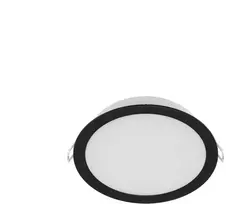 „Philips“ LED įleidžiamas šviestuvas. 5,5 W. 3000 K. Ø9, juodas