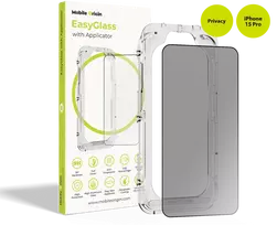 Screen Glass Protectors Mobile Origin EasyGlass Privacy su aplikatoriumi iPhone 15 Pro