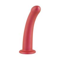 Dildo „No-Parts Brandon“ su raudonu silikoniniu siurbtuku pagrindu