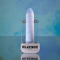 Kulkos formos vibratorius Playboy Unicorn Vibes, įkraunamas silikoninis vaivorykštinis