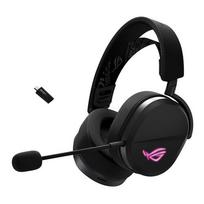 ASUS ROG Pelta Gaming Headset, Black, Wireless, Bluetooth, 2.4 GHz Dongle, RGB, USB-C