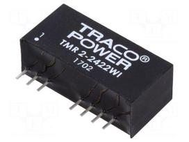 Converter: DC/DC | 2W | Uin: 9÷36V | Uout: 12VDC | Uout2: -12VDC | SIP9