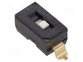 Switch: DIP-SWITCH | Poles number: 1 | ON-OFF | 0.025A/24VDC | Pos: 2