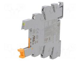 Socket | PIN: 5 | Mounting: DIN | -40÷55°C | 6.2x80x94mm
