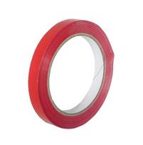 PVC lipni juosta maišelių aizlīmēšanas aparātiem, 9mmx66m, solventa, raudona