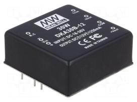 Converter: DC/DC | 30W | Uin: 18÷36VDC | Uout: 12VDC | Uout2: -12VDC
