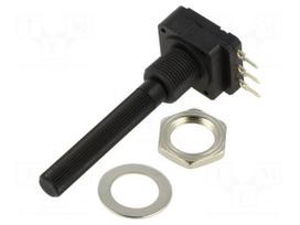 Potentiometer: shaft | single turn | 1MΩ | 200mW | THT | 6mm | plastic