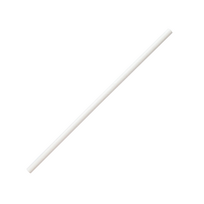Popieriniai šiaudeliai, d=6 x 210mm, balti, 250 vnt.