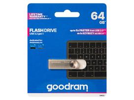 Išoriniai duomenų saugojimo įrenginiai // USB Flash Atmintis // 66-322# Pendrive  64gb goodram uno3 usb3.2