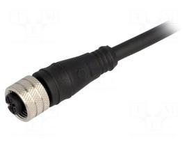 Connector: M12 | plug | female | Micro-Change | PIN: 5 | straight | 4A | 60V