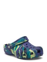 Crocs - Classic Marbled Clog K - Klumpės - Mėlyna