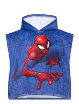 Spider-man - Poncho Spiderman 792 - 50X100 Cm - Vonios pončas - Mėlyna