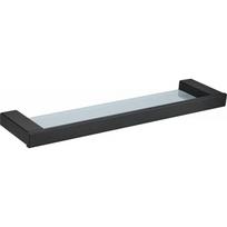 Mexen Pavo pakabinama stiklinė lentyna, juoda - 7030437-70