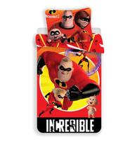 Patalynės komplektas Incredibles 140 x 200 cm + pagalvės užvalkalas 70 x 90 cm.