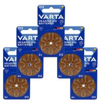 Varta 312 (PR41) klausos aparatų baterijos, 5 x 6 vnt., 30 vnt.