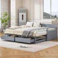 Daybed lova su ištraukiama lova ir stalčiais 90x190cm 1 vnt