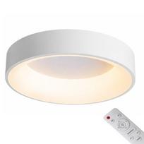 LED lubinis šviestuvas plafonas 60cm baltas, 60W 5450lm su pulteliu, 3 spalvų keitimas, modernus dizainas