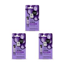 Lūpų balzamas su hialurono rugštimi Organic Shop, 3 x 10 ml