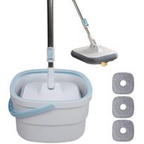 Plaunamoji šluota su kibiru, 3 šluostės, 1 rinkinys