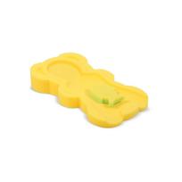 Kūdikių vonios kilimėlis Lorelli Soft Pad MIDI geltonas minkštas putplastis su 2 kempinėlėmis