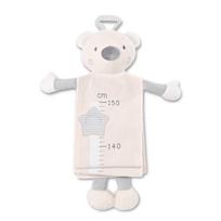 Vaikų ūgio matuoklis Lorelli Natural Bear Beige minkštas audinys 60–150 cm