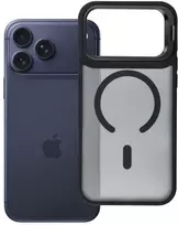 „iPhone 17 Pro Max“ / „18 Pro Max“ dėklas „Forcell F-Protect Shadow Stand Premium“, suderinamas su „MagSafe“ juodas