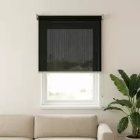 Lauko roletai 90% UV blokavimui Juoda 80 x 140 cm HDPE