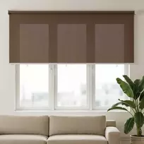 Lauko roletai 90% UV blokavimui Taupe 120 x 140 cm HDPE