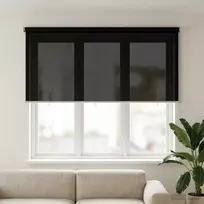 Lauko roletai 90% UV blokavimui Juoda 140 x 140 cm HDPE