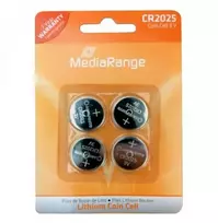 Mediarange Ličio baterija CR2025 3V/4 vnt. MRBAT131 MEDIADIANGE MRBAT131 (4260283113347)