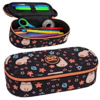 Vieno skyriaus pieštukinė, CoolPack, su atvartu, be priedų, kapibaro dizainas