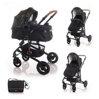 Kūdikių vežimėlis Lorelli Alba Classic, Black